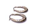 9ct Yellow Gold Oval Hoop Earrings