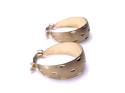 14ct Yellow Gold Chunky Hoop Earrings