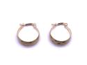 14ct Yellow Gold Chunky Hoop Earrings