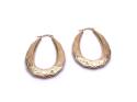 9ct Yellow Gold Creole Hoop Earrings