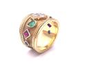 18ct Yellow Gold Gemset Ring