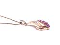 9ct Ruby & Diamond Pendant & Chain