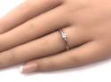 18ct White Gold Diamond Solitaire Ring