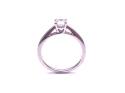 9ct White Gold Diamond Solitaire Ring