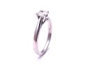 9ct White Gold Diamond Solitaire Ring