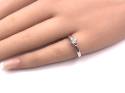 18ct White Gold Diamond Solitaire Ring