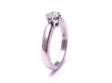 18ct White Gold Diamond Solitaire Ring