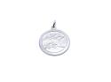 Silver Double Sided St Christopher Pendant