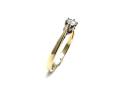 9ct Yellow Gold Diamond Solitaire Ring