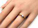 9ct Yellow Gold Diamond Solitaire Ring