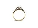 9ct Yellow Gold Diamond Solitaire Ring