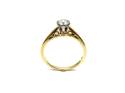 18ct Yellow Gold Diamond Solitaire Ring