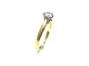 18ct Yellow Gold Diamond Solitaire Ring