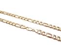 9ct Yellow Figaro Gold Chain 20 3/4Inch