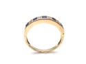 9ct Sapphire & Diamond Eternity Ring