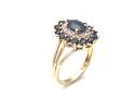 9ct Sapphire & Diamond Ring