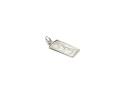 Silver Rectangular St Christopher Pendant