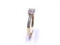 9ct Yellow Gold CZ Solitaire Ring