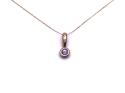 9ct Tanzanite Pendant & Chain