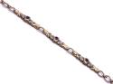 9ct Amethyst & Diamond Bracelet