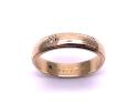 9ct Yellow Gold Diamond Wedding Ring