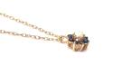 9ct Sapphire & Opal Pendant & Chain