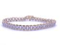 9ct Yellow Gold Diamond Bracelet