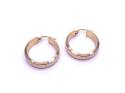 9ct Yellow Gold Chunky Hoop Earrings