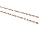 9ct Semi Solid Figaro Chain 20 Inch