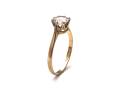 9ct Yellow Gold CZ Solitaire Ring