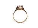 9ct Yellow Gold CZ Solitaire Ring