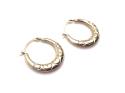 9 ct Yellow Gold Hoop Earrings