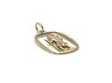 9ct Yellow Gold St Christopher Pendant