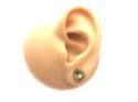 9ct Yellow Gold Peridot Stud Earrings