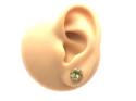 9ct Yellow Gold Peridot Stud Earrings