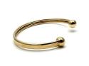 9ct Yellow Gold Chunky Torque Bangle