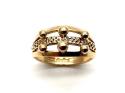 9ct Yellow Gold Fancy Basket Ring