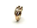 9ct Yellow Gold Fancy Basket Ring