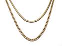 14ct Yellow Gold Double Chain Necklet