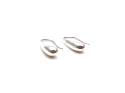 Silver Tear Drop Earrings 18mm