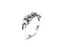 Silver Elephant Ring Size R 1/2