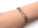 9ct Double Curb Bracelet 7 1/2 inch