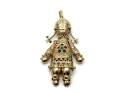 9ct Yellow Gold Large Ragdoll Pendant