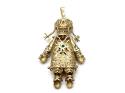 9ct Yellow Gold Large Ragdoll Pendant