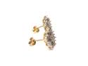 9ct Diamond Cluster Earrings