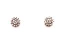 9ct Diamond Cluster Earrings