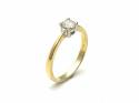 18ct Diamond Solitaire Ring 0.33ct