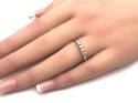 9ct White Gold Diamond Five Stone Ring 0.50ct