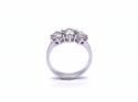 18ct White Gold Diamond 3 Stone Ring 1.89ct