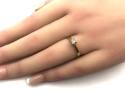 18ct Yellow Gold Diamond Solitaire Ring